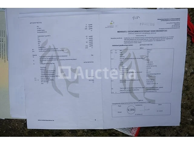 Ref: 9584 - renault access vuilniswagen (2015-121,601 km)(vin: seg1932bl6bf21127) - afbeelding 28 van  41