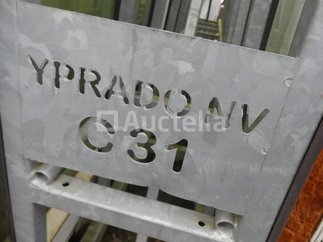 Ref: c31 ezel - 2 vaste en schuifbare pvc-frames - afbeelding 4 van  8