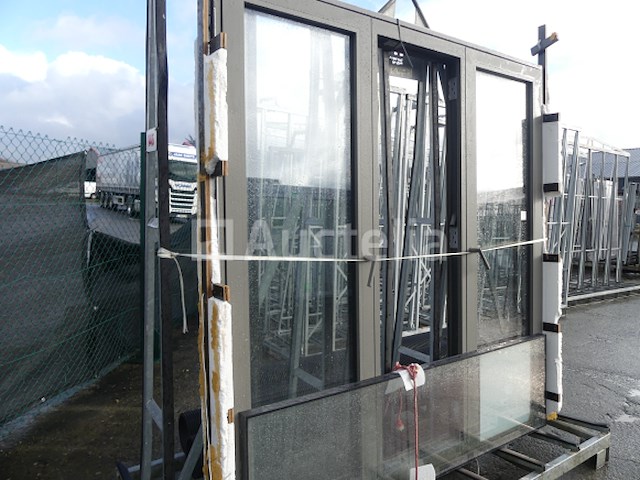 Ref: ezel 146 - aluminium chassis 2 openingen 1 vaste - afbeelding 3 van  5