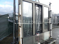 Ref: ezel 146 - aluminium chassis 2 openingen 1 vaste - afbeelding 3 van  5