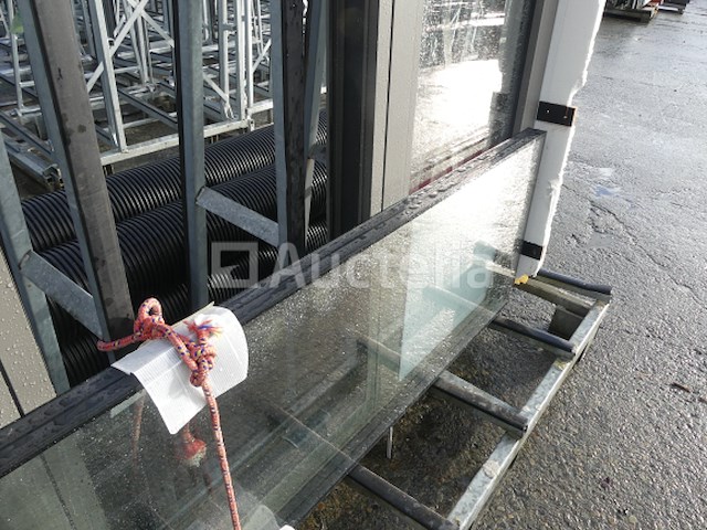 Ref: ezel 146 - aluminium chassis 2 openingen 1 vaste - afbeelding 4 van  5