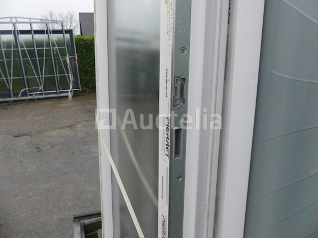 Ref: ezel 166 -glazen deur met 1 vleugel + 1 vaste ruit - afbeelding 4 van  6