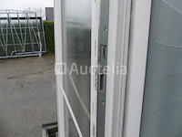 Ref: ezel 166 -glazen deur met 1 vleugel + 1 vaste ruit - afbeelding 4 van  6