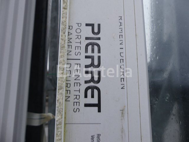 Ref: ezel 166 -glazen deur met 1 vleugel + 1 vaste ruit - afbeelding 6 van  6