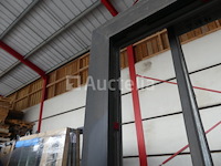 Ref: ezel 206 -schuifdeurkozijn met 1 opengaand paneel + 1 vast paneel (zonder beglazing) - afbeelding 5 van  6