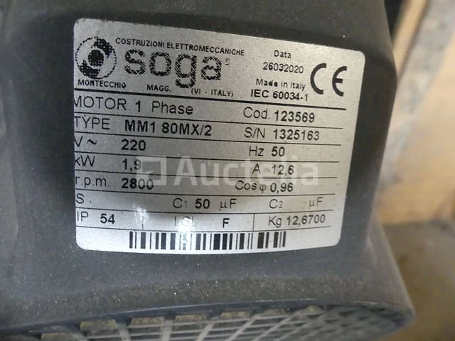 Ref: lot 029 - 2 soga mm1 80mx/2 compressoren - - afbeelding 9 van  9