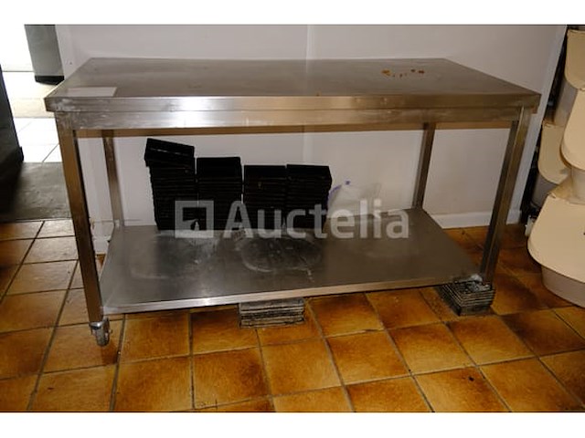 Ref: lot 100 - roestvrijstalen tafels - afbeelding 2 van  4