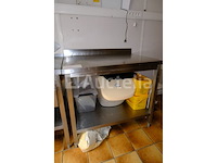 Ref: lot 101 - roestvrijstalen tafels - afbeelding 1 van  3