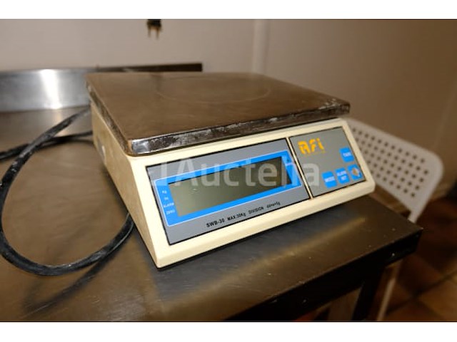 Ref: lot 115 - afi swb-30 digitale weegschaal - afbeelding 1 van  5