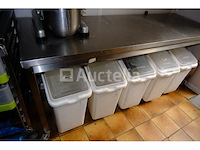 Ref: lot 116 - roestvrijstalen tafels - afbeelding 1 van  4