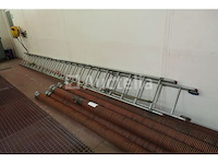 Ref: lot 15 - dubbele aluminium ladder 2x22 - afbeelding 6 van  7