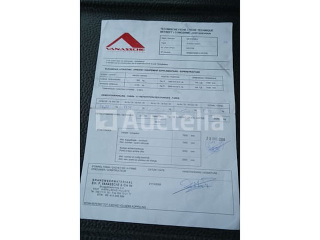 Ref: lot v10 - mercedes-benz atego 1429 pompwagen (2008-40,398 km-vin:wdb9760641l327456) - afbeelding 20 van  91