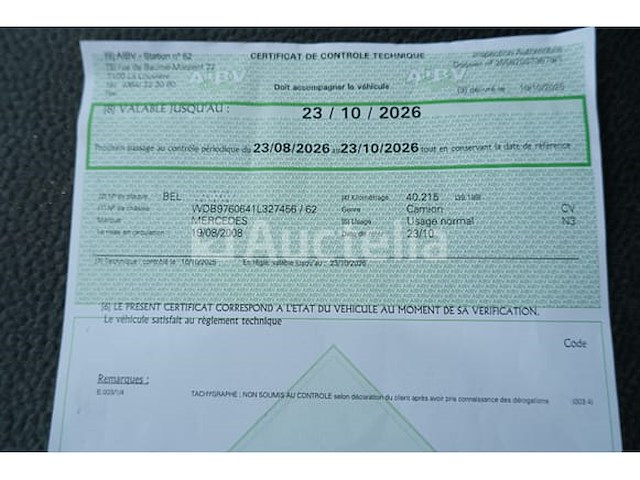 Ref: lot v10 - mercedes-benz atego 1429 pompwagen (2008-40,398 km-vin:wdb9760641l327456) - afbeelding 69 van  91