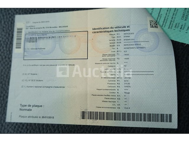 Ref: lot v10 - mercedes-benz atego 1429 pompwagen (2008-40,398 km-vin:wdb9760641l327456) - afbeelding 73 van  91