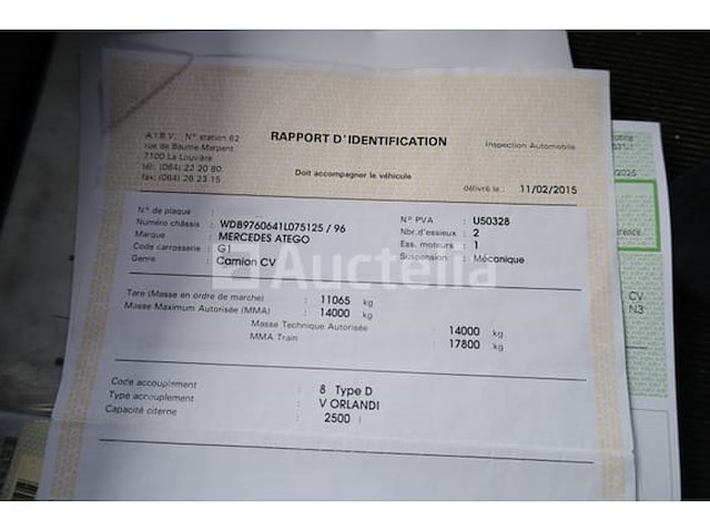 Ref: lot v3 - mercedes-benz atego 1428f pompwagen (2006-85,428 km-vin:wdb9760641l075125) - afbeelding 73 van  78