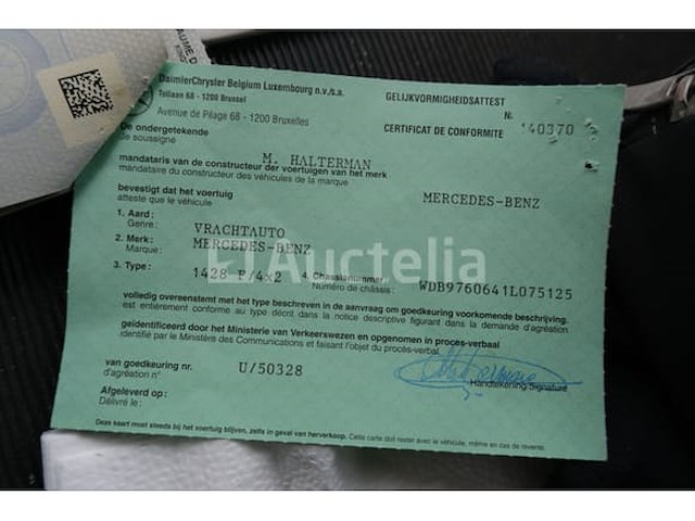 Ref: lot v3 - mercedes-benz atego 1428f pompwagen (2006-85,428 km-vin:wdb9760641l075125) - afbeelding 77 van  78