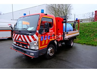 Ref: lot v4 - platte vrachtwagen met tanker mitsubishi canter fuso fe85 (2007-75,247 km-vin:tybfe85pc6dt05456) - afbeelding 11 van  62