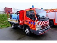 Ref: lot v4 - platte vrachtwagen met tanker mitsubishi canter fuso fe85 (2007-75,247 km-vin:tybfe85pc6dt05456) - afbeelding 16 van  62