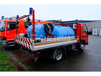 Ref: lot v4 - platte vrachtwagen met tanker mitsubishi canter fuso fe85 (2007-75,247 km-vin:tybfe85pc6dt05456)