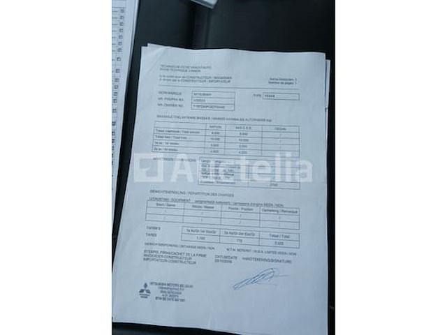 Ref: lot v4 - platte vrachtwagen met tanker mitsubishi canter fuso fe85 (2007-75,247 km-vin:tybfe85pc6dt05456) - afbeelding 20 van  62