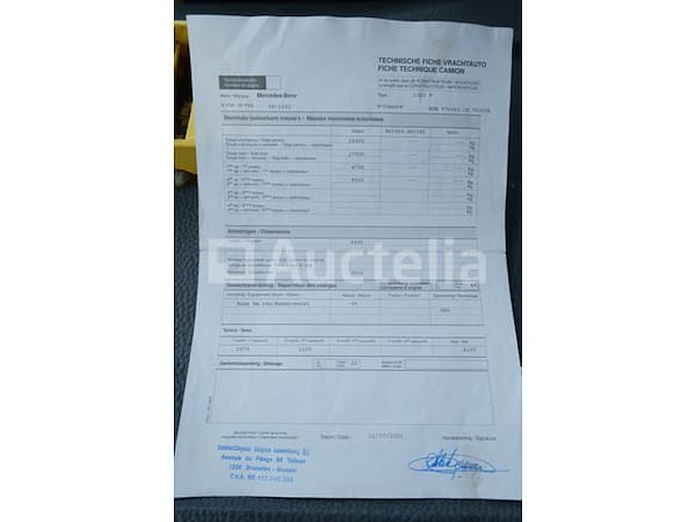 Ref: lot v5 - mercedes-benz atego 1325f pomp truck (2002-32,456 km - vin:wdb9760631k701036) - afbeelding 66 van  82