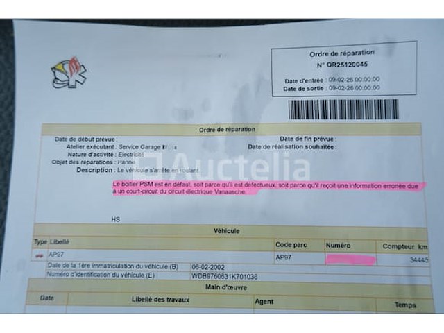 Ref: lot v5 - mercedes-benz atego 1325f pomp truck (2002-32,456 km - vin:wdb9760631k701036) - afbeelding 75 van  82