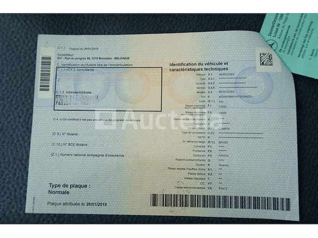 Ref: lot v5 - mercedes-benz atego 1325f pomp truck (2002-32,456 km - vin:wdb9760631k701036) - afbeelding 78 van  82