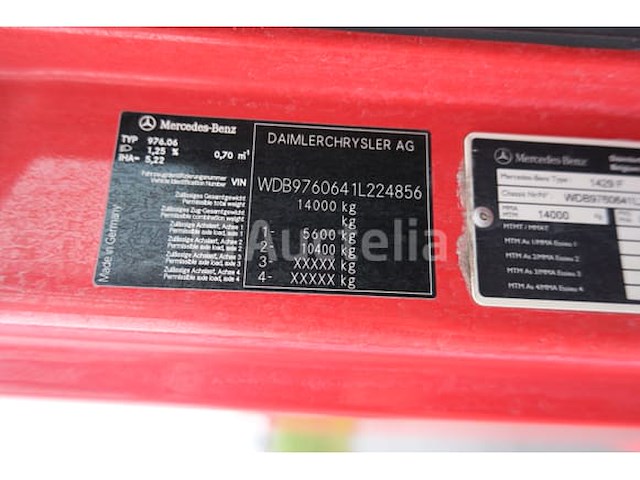 Ref: lot v6 - mercedes-benz atego 1429f pomptruck (2007-50,171 km-vin:wdb9760641l224856) - afbeelding 67 van  86