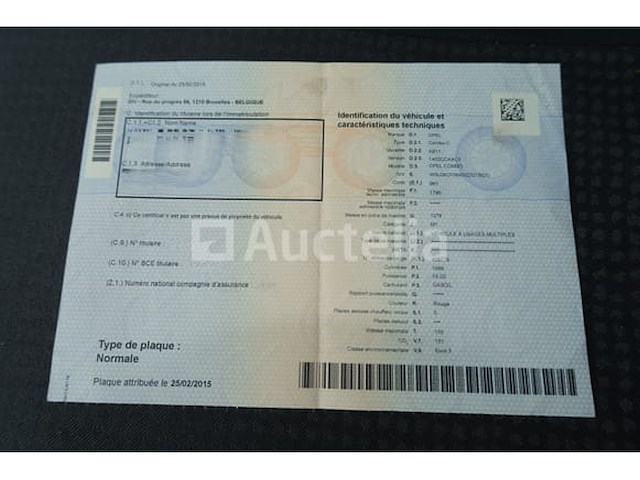 Ref: lot v9 - auto (voor onderdelen) opel combo 1.7 dti (2004-164.456 km-vin:w0l0xcf0643023218) - afbeelding 30 van  53