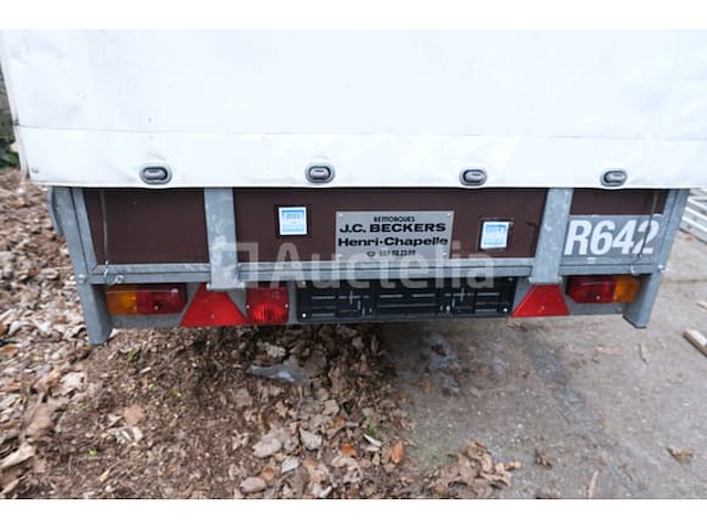 Ref: r642 - flamingo trailers wx202 dubbelassige geremde zeiltrailer - afbeelding 7 van  21