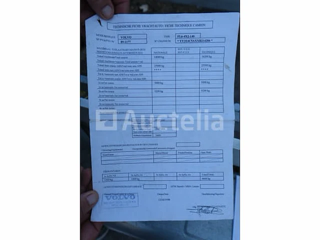 Ref: rac164 - volvo fl6 14 veegwagen (1999-111,245 km) (vin : yv2e4c5axxb214284) - afbeelding 43 van  50