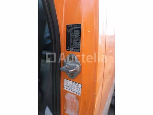 Ref: reh647 - mitsubishi canter fe649 dubbelcabine platte bestelwagen (1999-242,259 km) (vin: tybfe649f6dp00381) - afbeelding 14 van  52