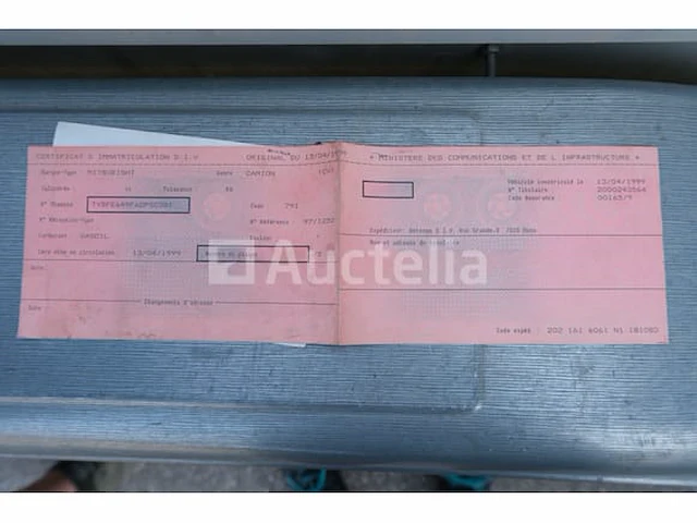 Ref: reh647 - mitsubishi canter fe649 dubbelcabine platte bestelwagen (1999-242,259 km) (vin: tybfe649f6dp00381) - afbeelding 36 van  52
