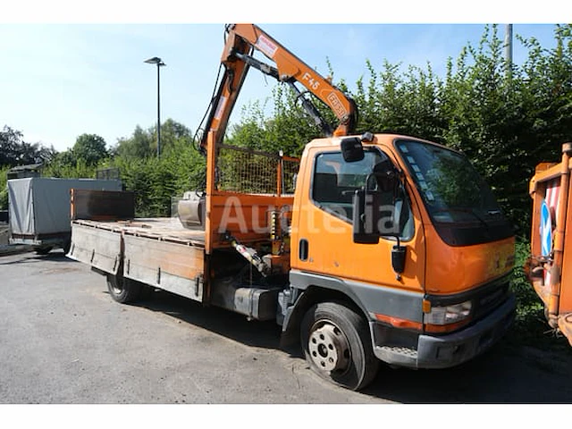 Ref: tmi173 - laadwagen met kraan mitsubishi canter fe659/2 (2005-132,065 km) (wijn: tybfe659f6ds31555) - afbeelding 1 van  57