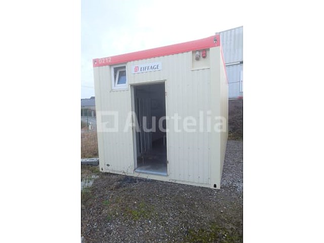 Ref:0212 - geïsoleerde bouwplaatscontainer + inhoud - afbeelding 1 van  21