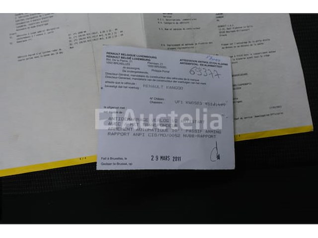Ref:0377 - renault kangoo auto (2011-117,565 km)(vin:vf1kw05b545181499) - afbeelding 42 van  47