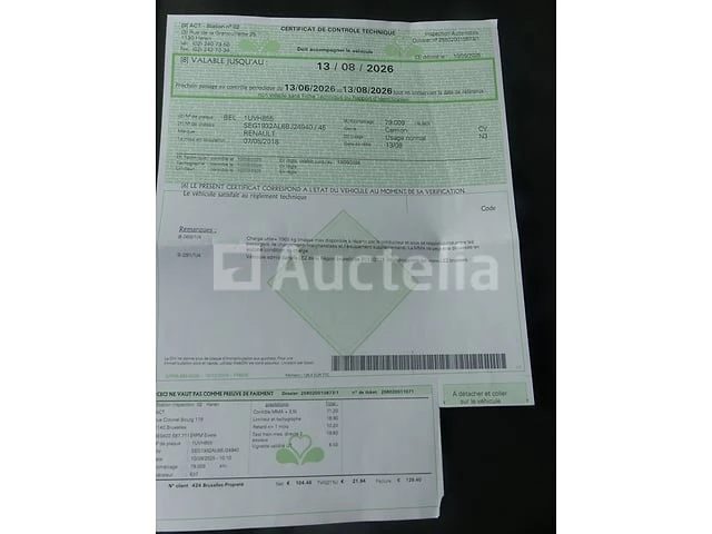 Ref:1068 - renault access d19 vuilniswagen (2018-80,016 km)(vin: seg1932al6bj24940) - afbeelding 52 van  60
