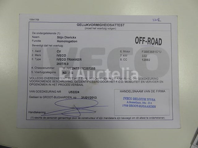 Ref:1211 - containertruck iveco trakker (2012-379,555 km-vin:wjme2nts40c257255) - afbeelding 31 van  71