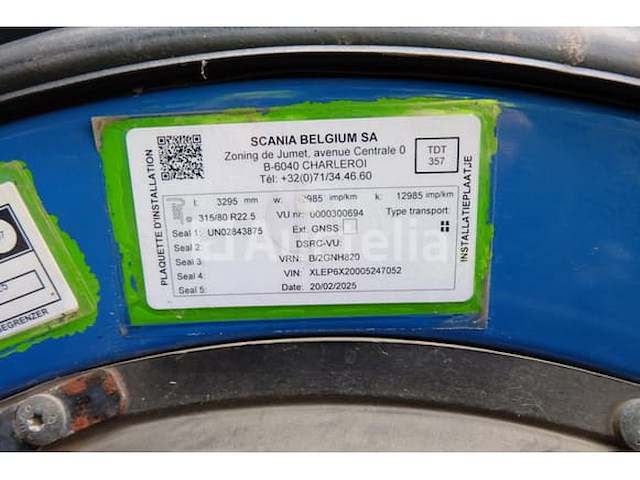 Ref:1229 - vuilniswagen scania prt 320 (2011-145,225 km) (vin: xlep6x20005247052) - afbeelding 6 van  59