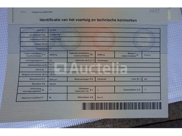 Ref:1229 - vuilniswagen scania prt 320 (2011-145,225 km) (vin: xlep6x20005247052) - afbeelding 48 van  59