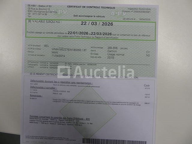 Ref:1239 - vuilniswagen man tgs (2014-305,390 km) - afbeelding 57 van  60