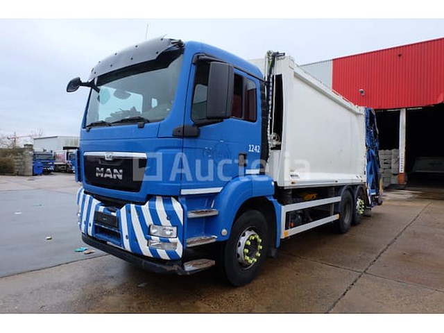 Ref:1242 - vuilniswagen man tgs (2014-244,375 km)(vin:wma18szz6ew193384) - afbeelding 1 van  47