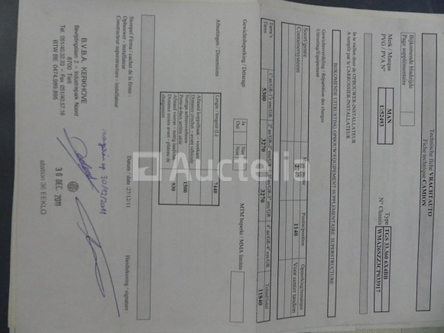 Ref:1276 - container vrachtwagen man tgs (2011-837.710 km) - afbeelding 22 van  48