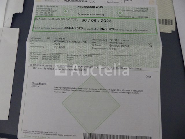 Ref:1276 - container vrachtwagen man tgs (2011-837.710 km) - afbeelding 28 van  48