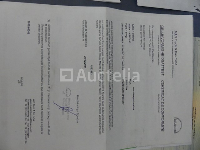 Ref:1276 - container vrachtwagen man tgs (2011-837.710 km) - afbeelding 35 van  48