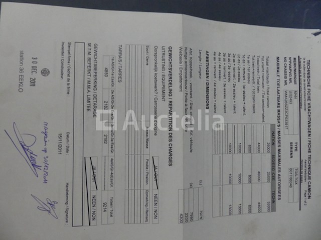 Ref:1276 - container vrachtwagen man tgs (2011-837.710 km) - afbeelding 43 van  48