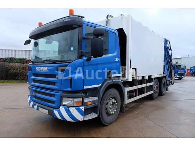 Ref:1304 - scania prt vuilniswagen (p380) (2011-326,531 km) - afbeelding 1 van  47