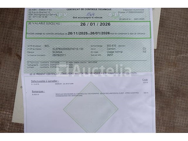 Ref:1304 - scania prt vuilniswagen (p380) (2011-326,531 km) - afbeelding 37 van  47