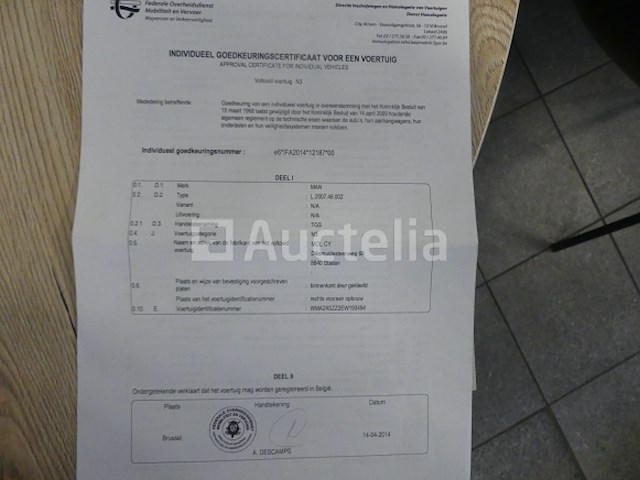 Ref:1306 - vuilniswagen man tgs (2014-384,789 km) - afbeelding 50 van  56