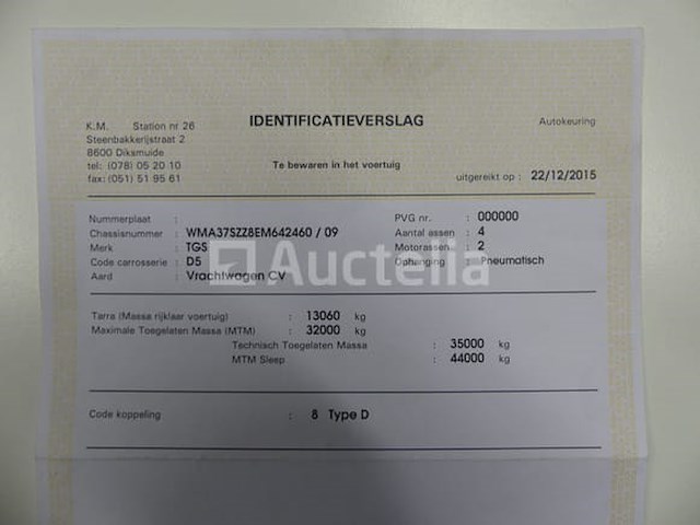 Ref:1315 - containertruck man tgs (2014-652,389 km) - afbeelding 57 van  60